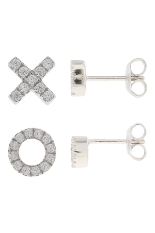 Brincos assimétricos Prata