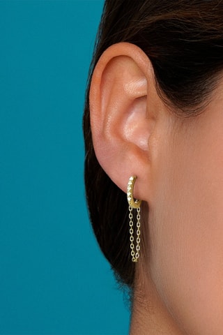 Argola Prata banhada a ouro amarelo