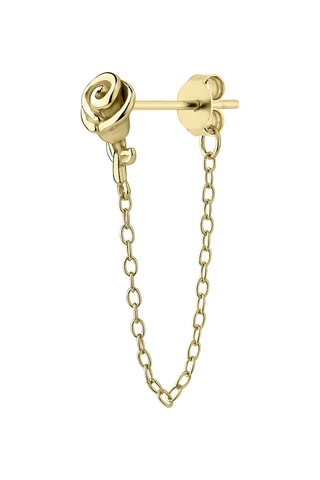 Boucle d'oreille Astrid - Argent plaqué or jaune