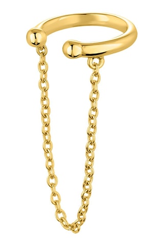 Earcuff 
Prata  banhada a ouro amarelo