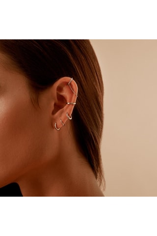 Earcuff 
Prata  banhada a ouro amarelo