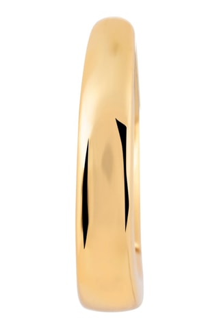 Argola Prata folheada a ouro amarelo - 1 cm