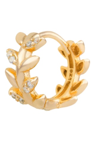 Argola Prata banhada a ouro amarelo