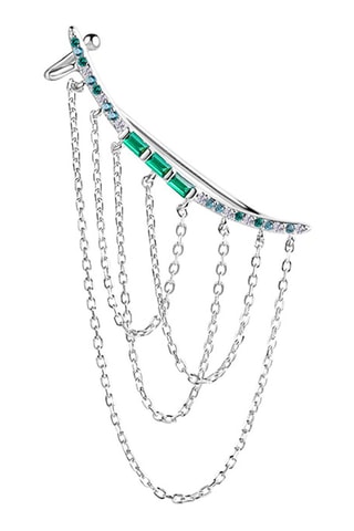 Brincos Merari 
Prata e zircões