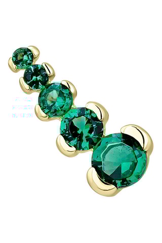 Brincos Amaranta Prata banhada a ouro amarelo