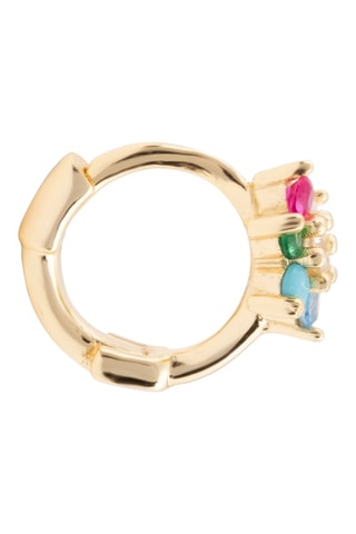 Argola Prata banhada a ouro amarelo