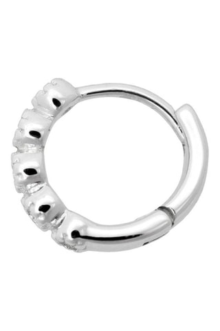 Argola Prata e espinela