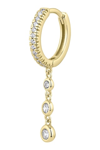 Brincos Sekhme Prata banhada a ouro amarelo