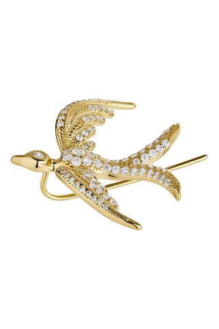 Brincos 
Prata banhada a ouro amarelo