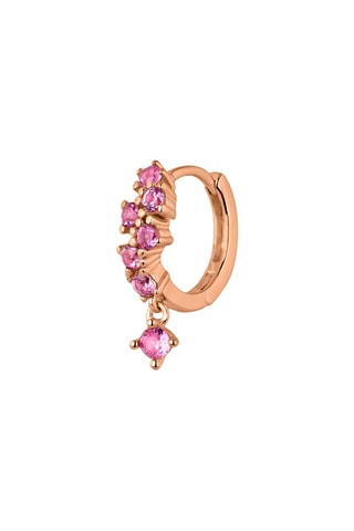 Argola 
Prata  banhada a ouro fino rosa