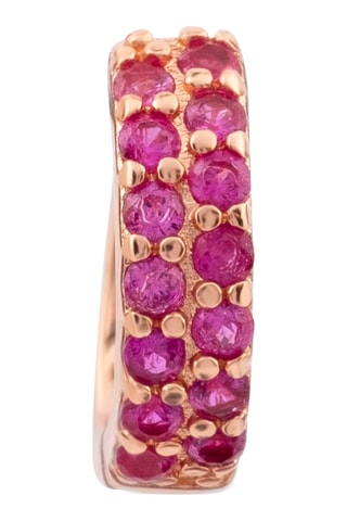 Argola Prata banhada a ouro rosa