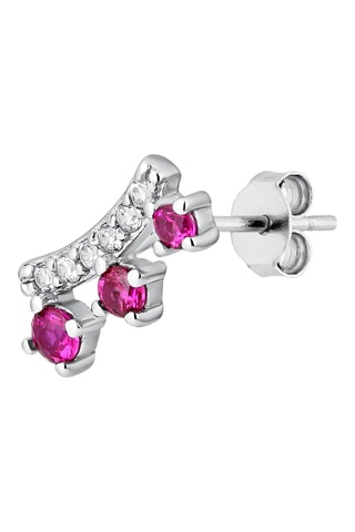 Brinco Deva Prata e zircões