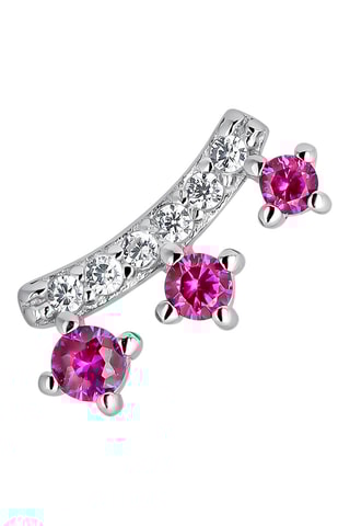 Brinco Deva Prata e zircões