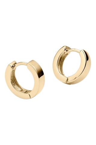 Créoles Argent plaqué or jaune