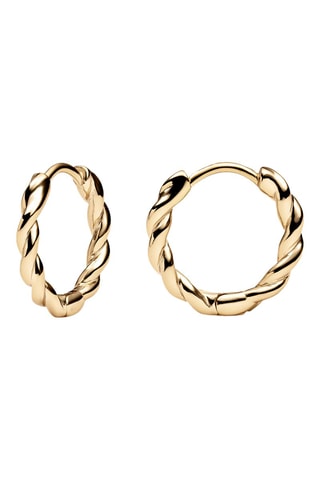 Créoles Argent plaqué or jaune