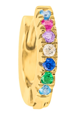 Argola Prata banhada a ouro amarelo