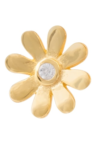 Brinco Prata banhada a ouro amarelo