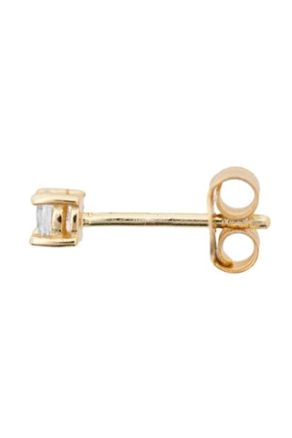 Brinco Prata banhada a ouro amarelo