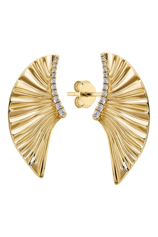 Boucles d’oreilles Breeze - Argent plaqué or jaune 