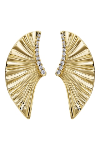 Boucles d’oreilles Breeze - Argent plaqué or jaune 