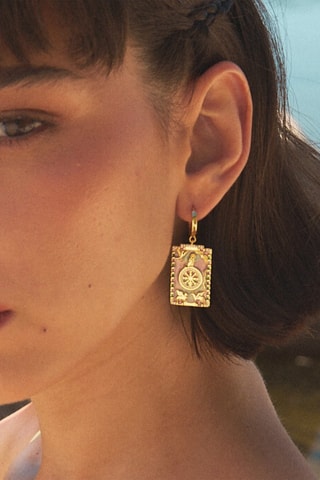 Piercing La Carta del Tarot - Prata e banhado a ouro amarelo