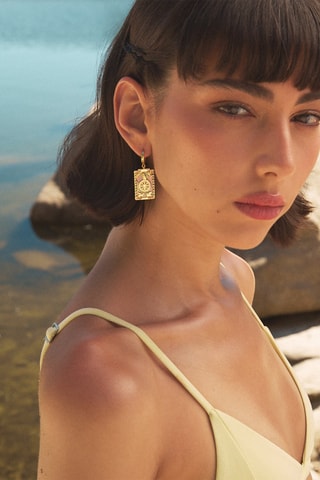 Piercing La Carta del Tarot - Prata e banhado a ouro amarelo