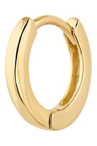 Argolas Layna 
Prata banhada a ouro amarelo - 0,6 x 0,9 cm