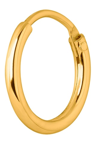 Argola Prata banhada a ouro amarelo