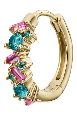 Piercing Chloe - Prata banhada a ouro amarelo