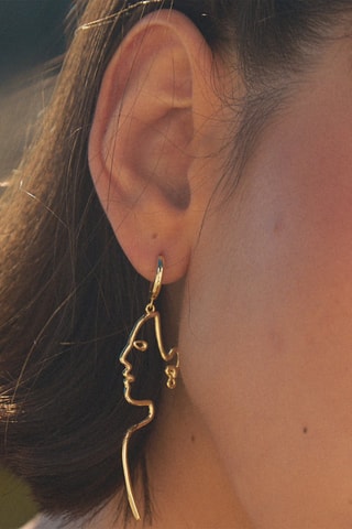 Piercing Aro Venus - Prata banhada a ouro amarelo