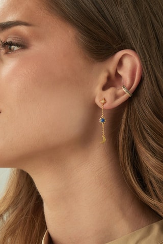 Earcuff - Argent plaqué or jaune