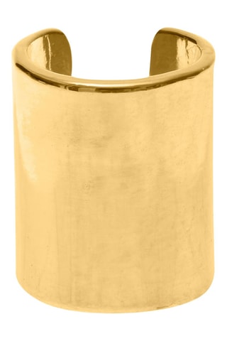 Earcuff Prata banhada a ouro amarelo