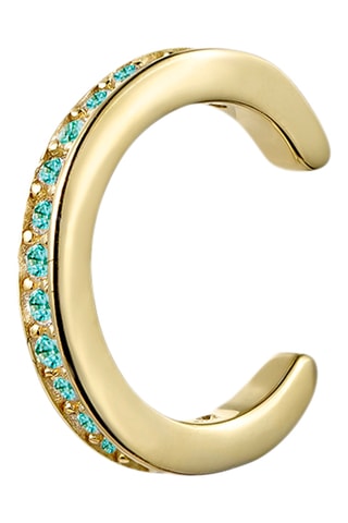 Earcuff Jolie - Prata banhada a ouro amarelo