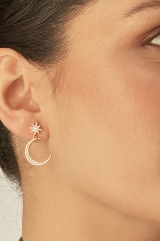 Piercing Diann - Prata banhada a ouro amarelo