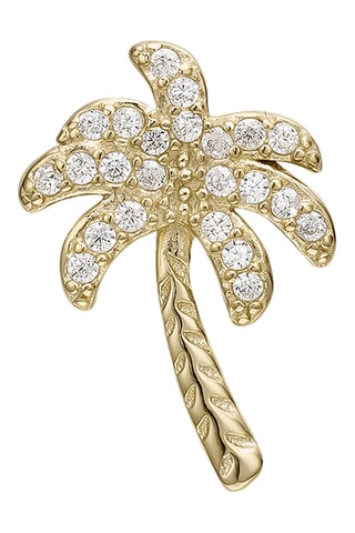 Piercing Palm beach - Prata banhada a ouro amarelo