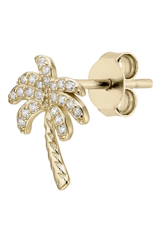 Piercing Palm beach - Prata banhada a ouro amarelo