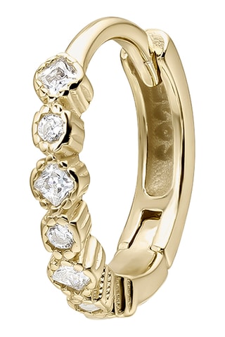 Piercing Nayara - Prata banhada a ouro amarelo