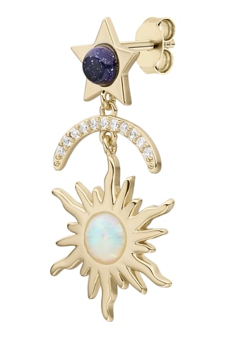 Piercing Blue Sea Constelation - Aventurina e opala