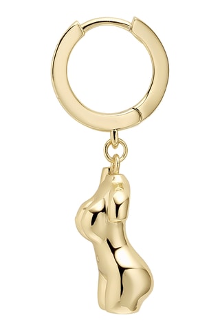 Piercing Aro Gold Eco - Prata banhada a ouro amarelo