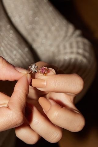 Piercing Soul Puzzle “The Dreamer” - Prata banhada a ouro amarelo