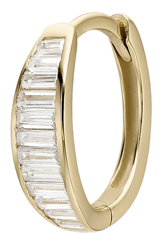 Piercing Irtysh - Prata banhada a ouro amarelo