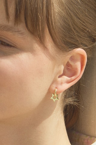 Piercing Kahlani Star - Prata banhada a ouro amarelo