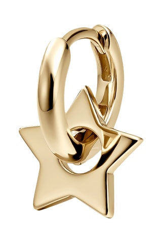 Piercing Kahlani Star - Prata banhada a ouro amarelo