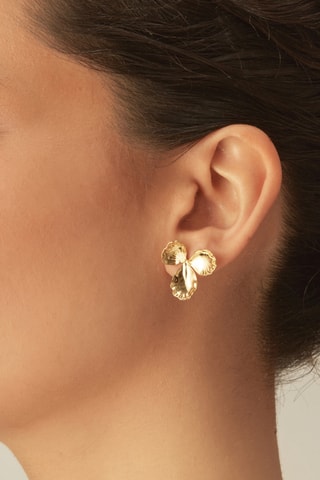 Brincos escaladores Printemps - Banhada a ouro amarelo e prata