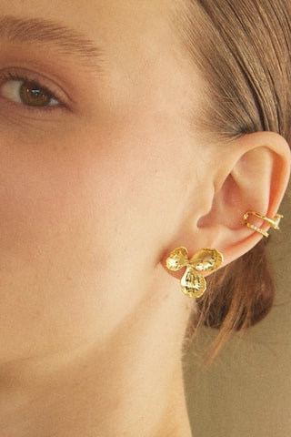 Brincos escaladores Printemps - Banhada a ouro amarelo e prata