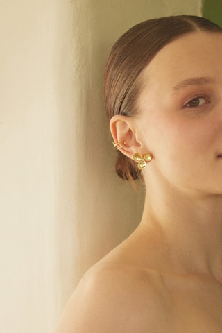 Brincos escaladores Printemps - Banhada a ouro amarelo e prata