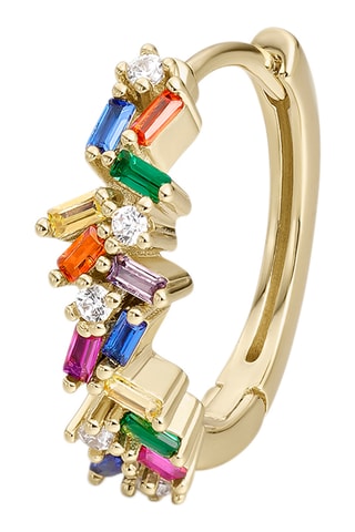 Piercing Aro - Prata banhada a ouro amarelo