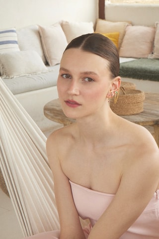 Piercing Trevi Color - Prata banhada a ouro amarelo