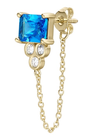 Piercing Trevi Color - Prata banhada a ouro amarelo