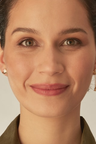 Brincos Cosmic Journey - Prata banhada a ouro amarelo e opala